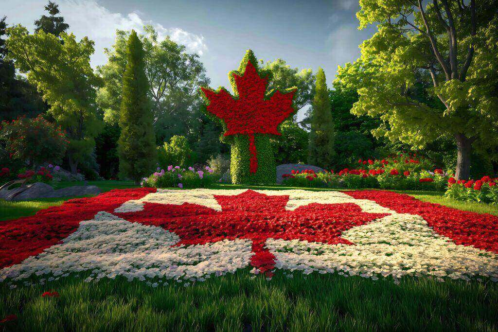 Canada maple leaf &mdash; global migration destinations
